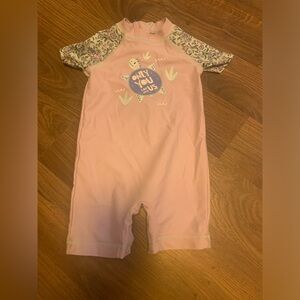 Purple turtle bathing suit